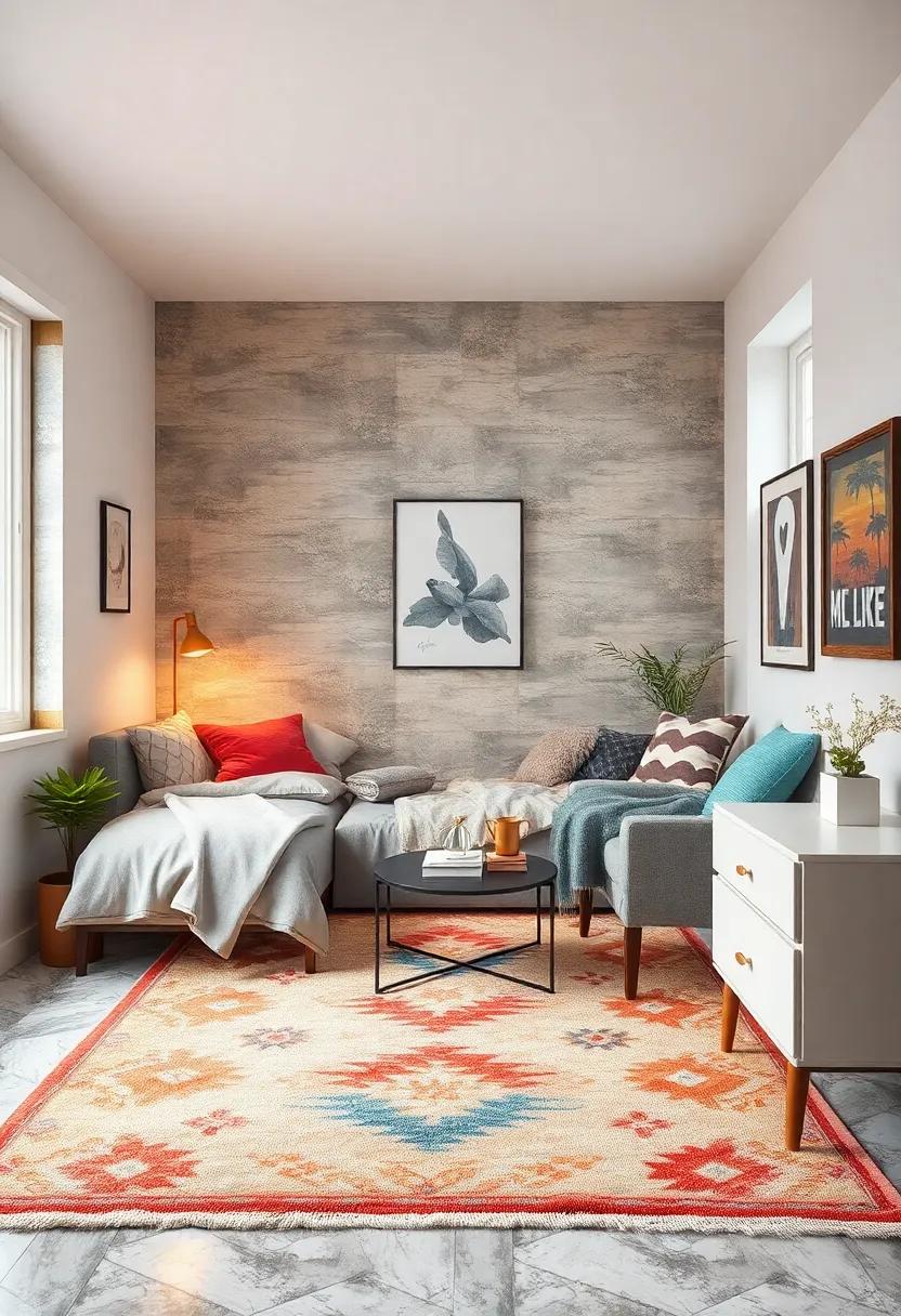 Incorporate a themed rug that complements⁤ existing ‌decor,⁣ such as a ⁢vintage design ⁣for‍ retro enthusiasts or⁢ geometric ‌shapes for a modern touch