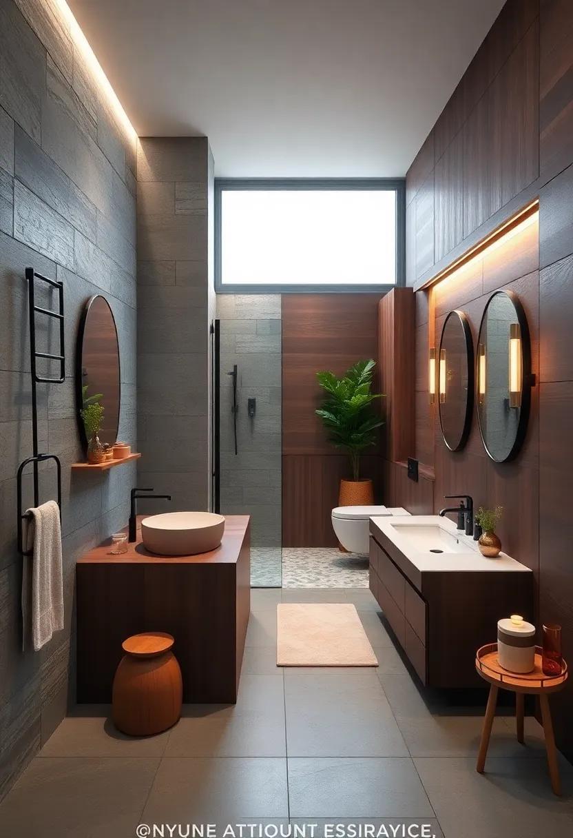 27 Chic Ideas for Modern Bathroom Decor Featuring Luxurious Wood Finishes