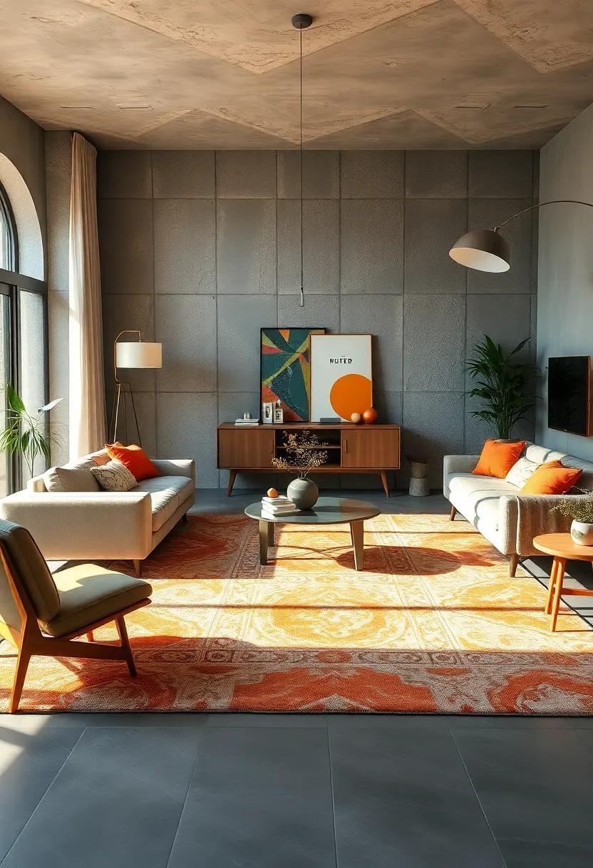 25 Stunning Mid-Century Modern Living Room Rugs to Elevate Your Space