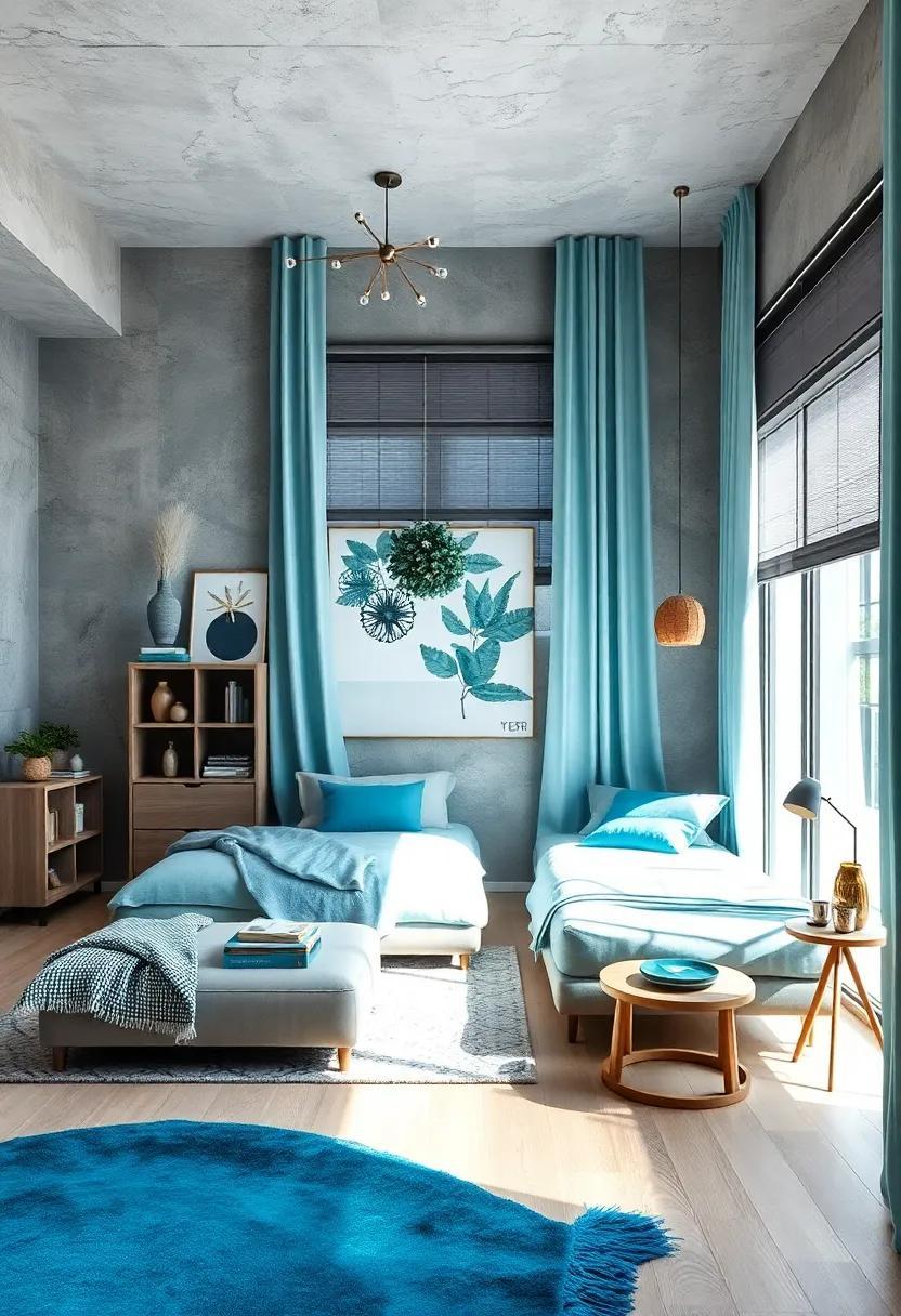 29 Stylish Ideas to Transform Your Aqua and Grey Boys’ Teen Room into a Dream Space