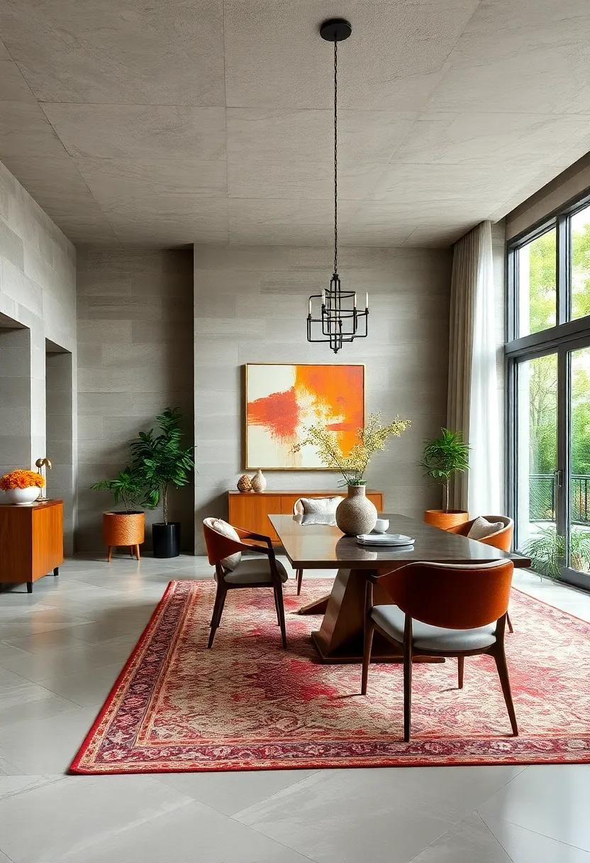 24 Eye-Catching Patterned Rugs to Elevate Your Dining Room Style