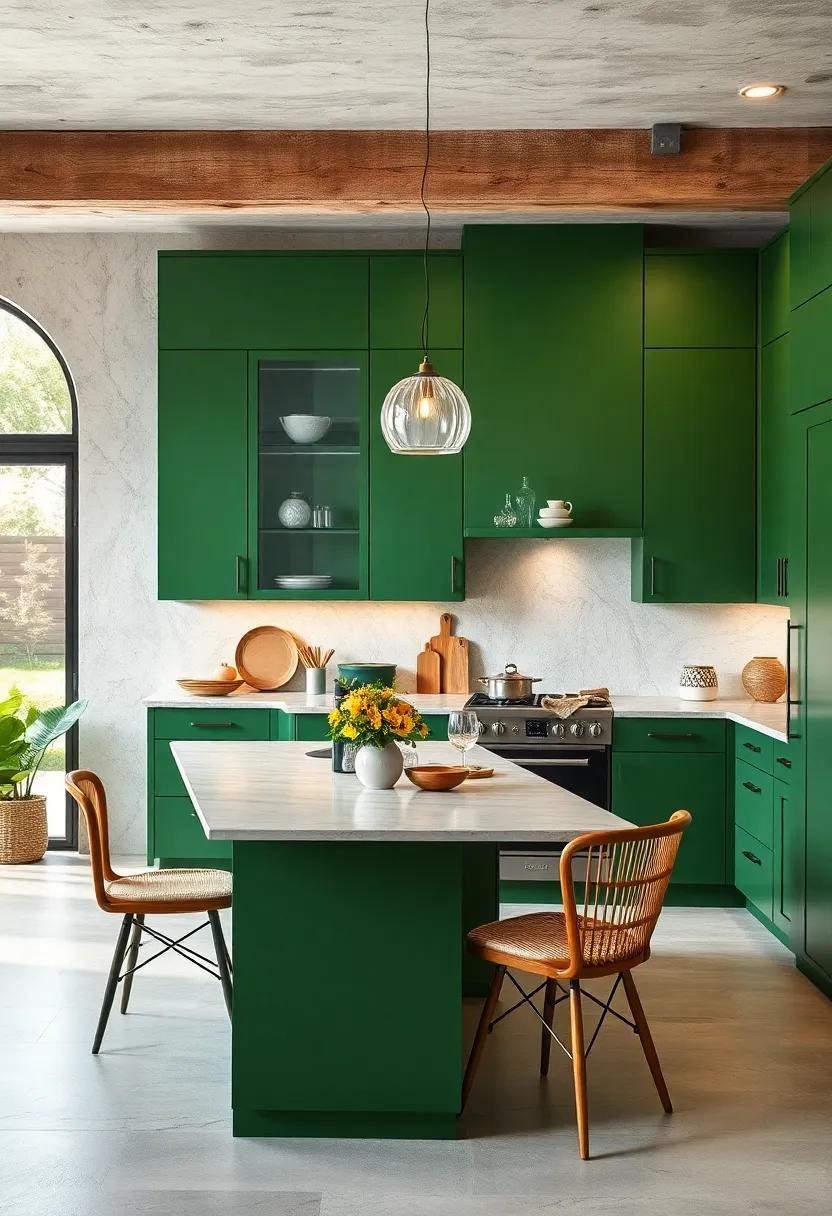 29 Stunning Green Kitchen Cabinet Ideas to Elevate Your Modern Culinary Space