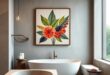 25 Stunning Statement Bathroom Wall Art Ideas to Elevate Your Space
