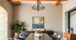 25 Inspiring Ideas for a Dining Room Adorned with Wooden Beams