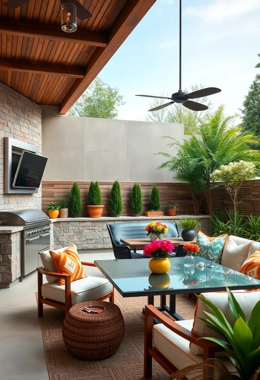 25 Captivating Patio Outdoor Kitchens with Dining Areas for Ultimate Al Fresco Living