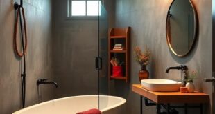 25 Unique Ways to Style an Eclectic Bathroom with Industrial Fixtures