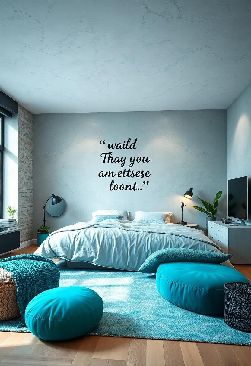 Inspirational Quotes: Paint or hang quotes that motivate and inspire your ⁣teen, integrating them⁢ into the room design seamlessly