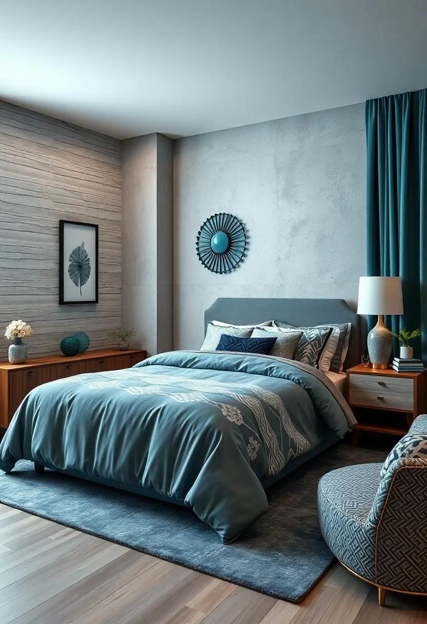 Personalized Bedding:⁤ Design custom bed linens featuring your teen’s favorite patterns or designs in aqua and grey hues