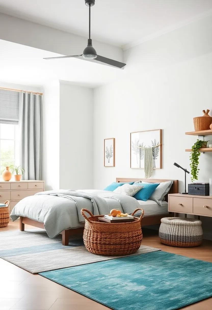 Trendy Baskets:‌ Incorporate stylish ⁤storage baskets for toys or books, making‌ organization chic and easy ‌while contributing⁤ to the room's aesthetic