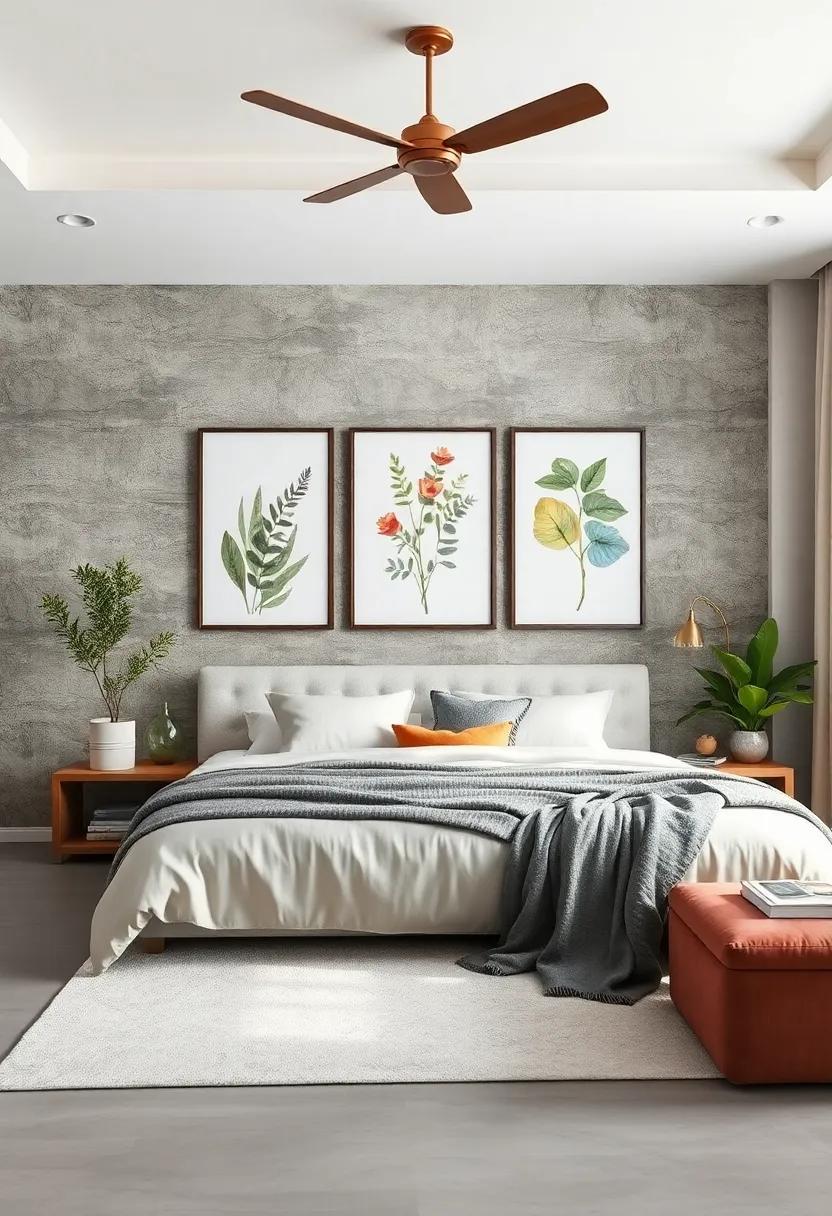 Botanical‍ Prints: Frame a series of botanical prints to‍ celebrate nature's beauty and create a fresh, airy feel