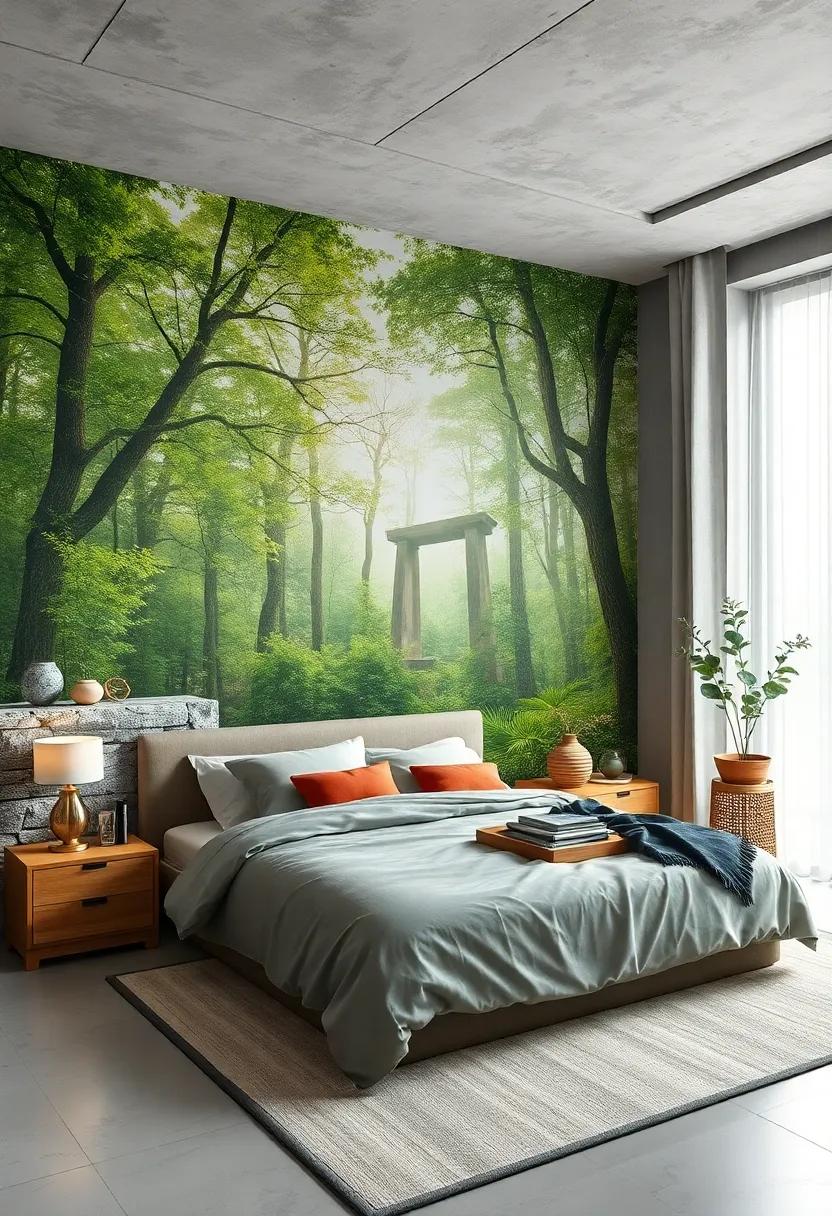 Calming Nature Mural: Transform your space into a serene escape by incorporating ⁢a nature-inspired⁢ mural, ​featuring ⁢lush⁣ forests or​ tranquil‌ beaches