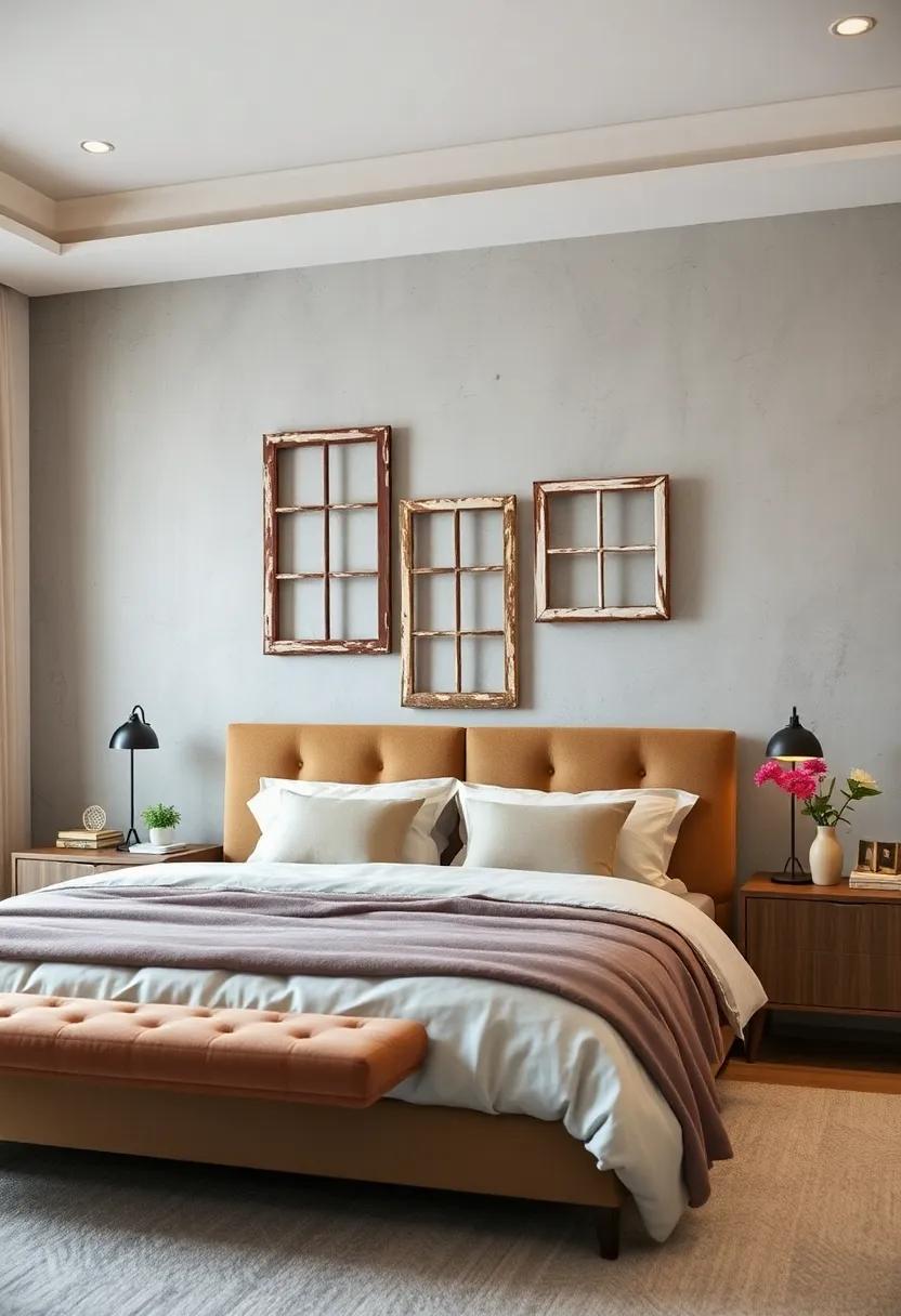 Repurposed Window Frames: ‌Get creative⁢ with​ vintage window frames as wall art, ⁢adding a rustic charm and a focal point that intrigues