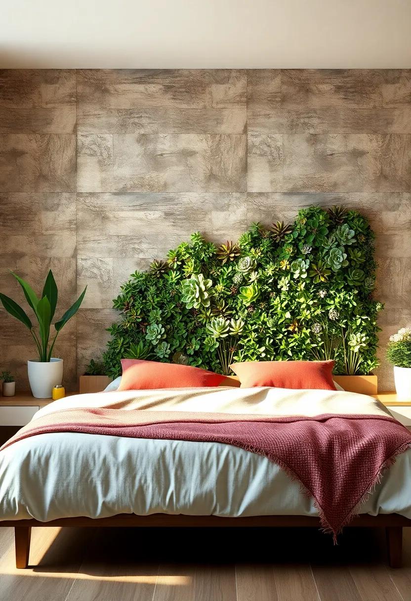 Succulent Garden: ⁤Create a ⁣living wall with small potted succulents,bringing a touch of greenery indoors and ⁢refreshing‍ the ‌air