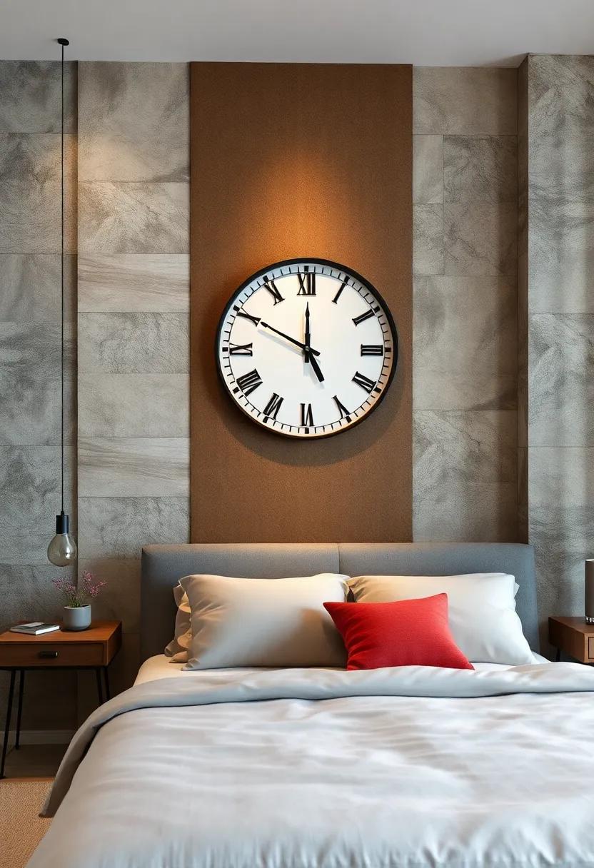 Unique Wall Clock: Choose a designer wall⁢ clock ‍that serves as​ both a functional piece and a striking design element
