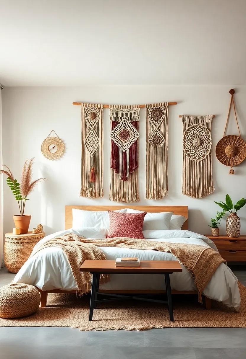 Seasonal‍ Swap: Change your⁢ macrame⁣ wall hangings‍ seasonally‌ to refresh your bedroom's ‍atmosphere‍ and keep the decor lively