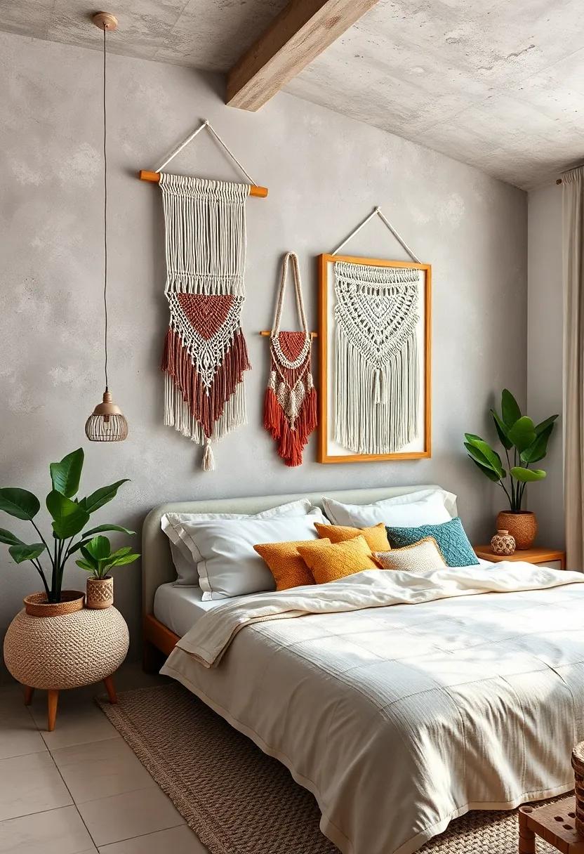 Frame It:​ Use ‍simple wooden frames ⁢to highlight⁣ smaller‍ macrame pieces,⁢ treating‍ them⁢ like artworks and providing a polished look