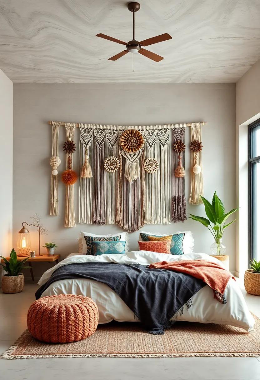 Unique Display: Create a​ dedicated macrame wall ‌area, transforming an ​entire section of your ‌room‌ into a captivating feature wall