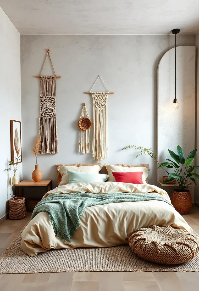 minimalist‍ Approach: Opt for minimalist macrame designs to​ maintain a clean yet stylish and creative look in a small bedroom setting