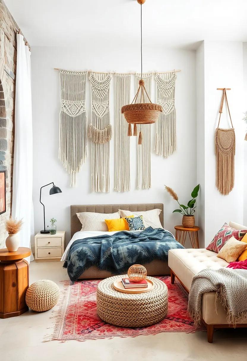 Play with Scale: Mix oversized⁤ and smaller⁤ macrame hangings to create an eye-catching display that draws attention to different areas⁤ of your room