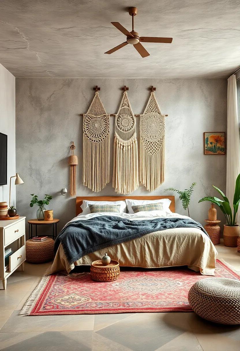 Vintage Finds: Scour​ flea markets or thrift stores for vintage macrame, adding a unique touch and⁣ story to​ your ⁢boho bedroom decor