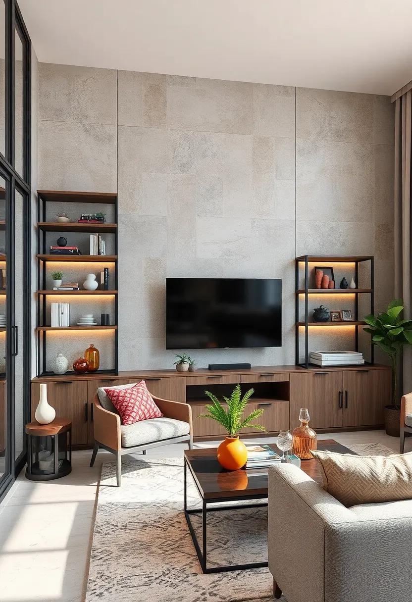 Industrial Edge: Channel an urban ⁣vibe⁢ with metal frame built-in shelves that blend ⁢functionality with an industrial ‍aesthetic, perfectly suited for modern lofts