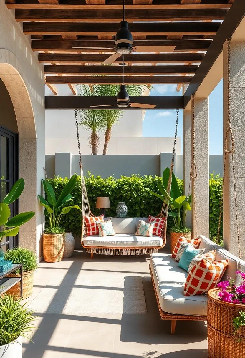 Hammock Daybeds: Design a luxurious hammock daybed for lounging, reading, or soaking ‌up the sun in ⁢complete⁤ bliss