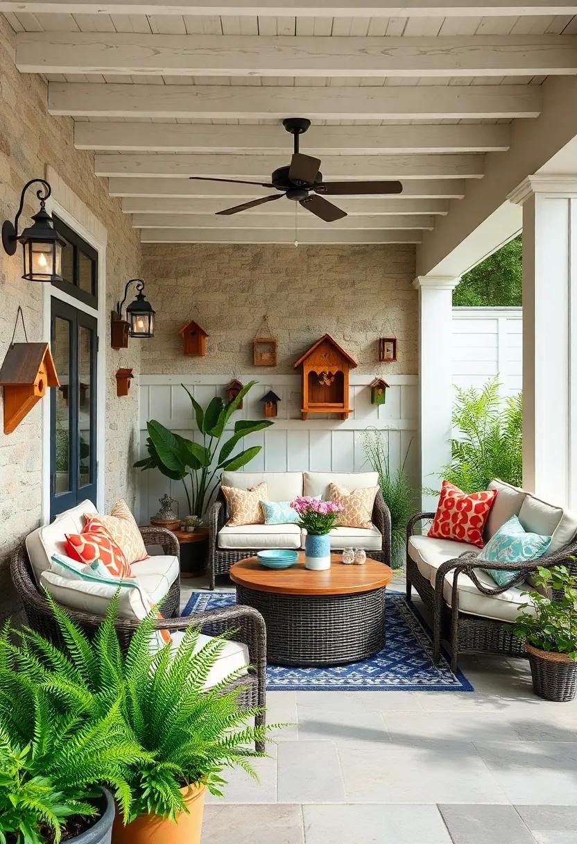 Whimsical Birdhouses: add decorative birdhouses to blend charm and function, attracting feathered‌ friends to ⁢your​ yard