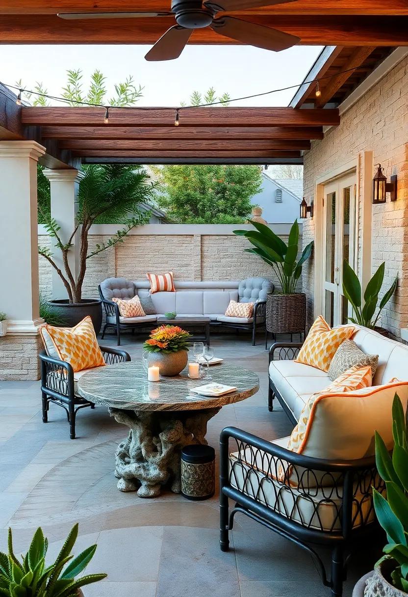 Coral-Inspired Tables: Consider tables that mirror⁤ the beauty of⁤ coral formations, adding a touch of oceanic beauty ⁢to your patio