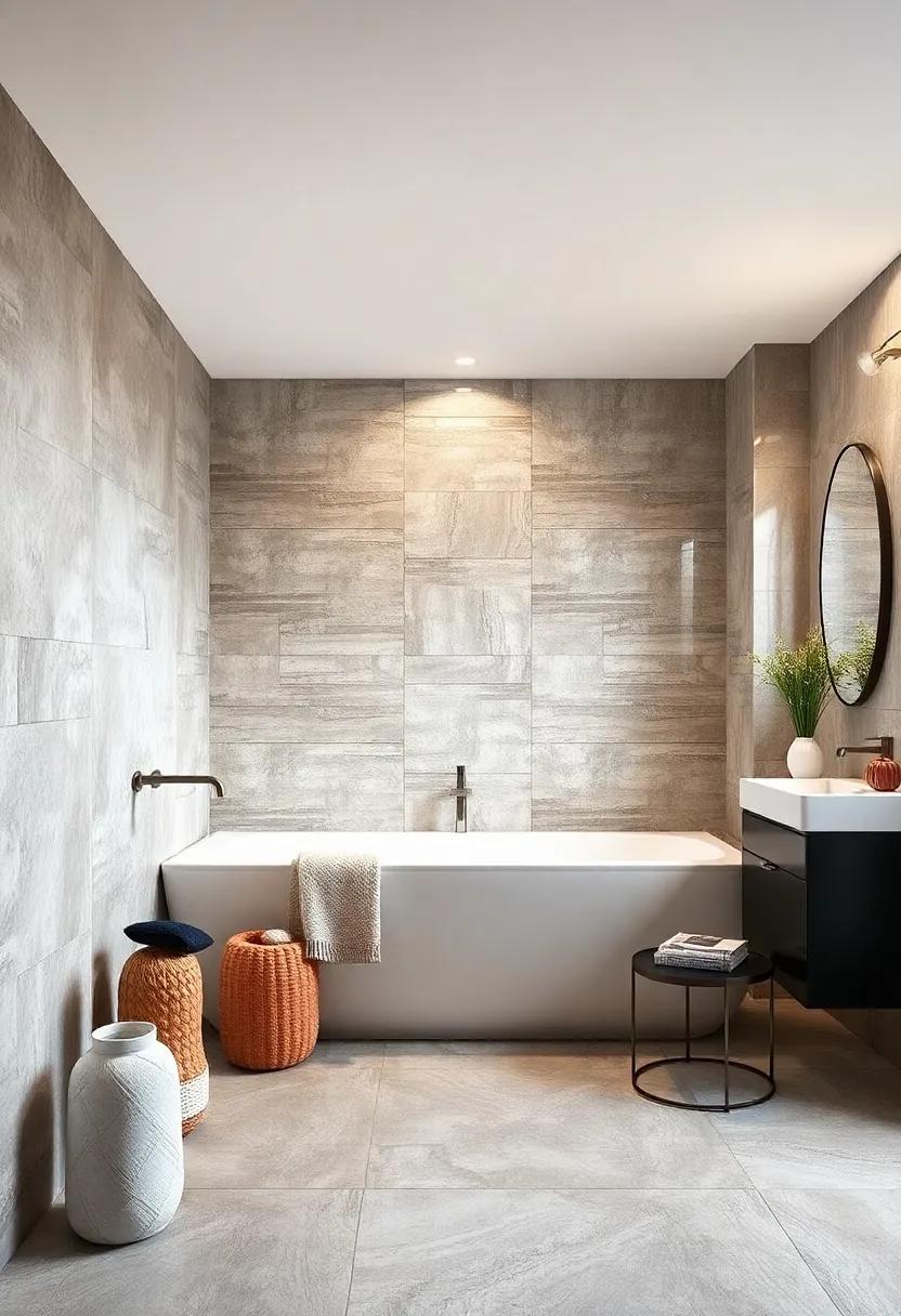 Glass ‌Glamour: Discover the stunning effect⁢ of glass tiles that can ‍create a luminous atmosphere, reflecting light⁢ and enhancing⁣ your space