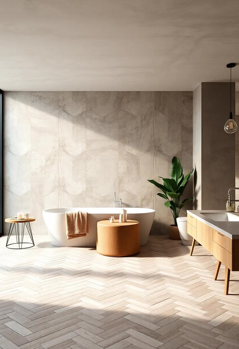 Herringbone Wonders: See how herringbone patterns ‌can add ⁢depth and visual interest, making⁢ your floors and walls ⁣feel⁢ more dynamic