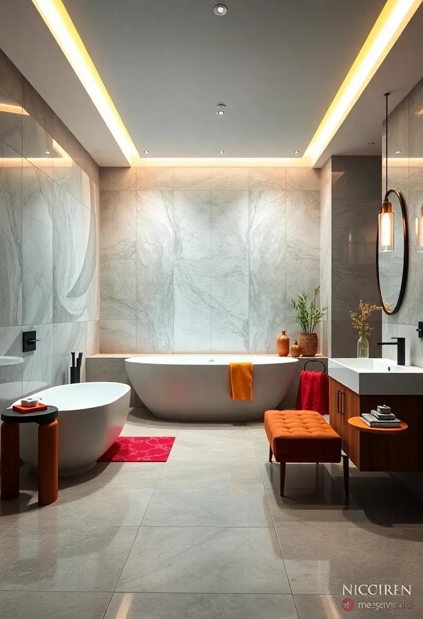 High-Gloss⁤ Finishes: Discover the sleek appeal ⁤of high-gloss tiles that⁢ offer a chic, modern finish and foster a light, airy feel