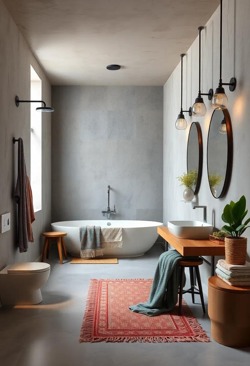 Layered Textiles: Mix different fabrics in towels, rugs, and curtains to create warmth ‍and coziness amidst the cool‌ industrial elements