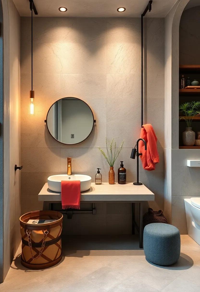 Mixed Materials: Blend metals like copper, brass,⁣ and steel in fixtures and accessories, creating an intriguing contrast that ​draws the eye