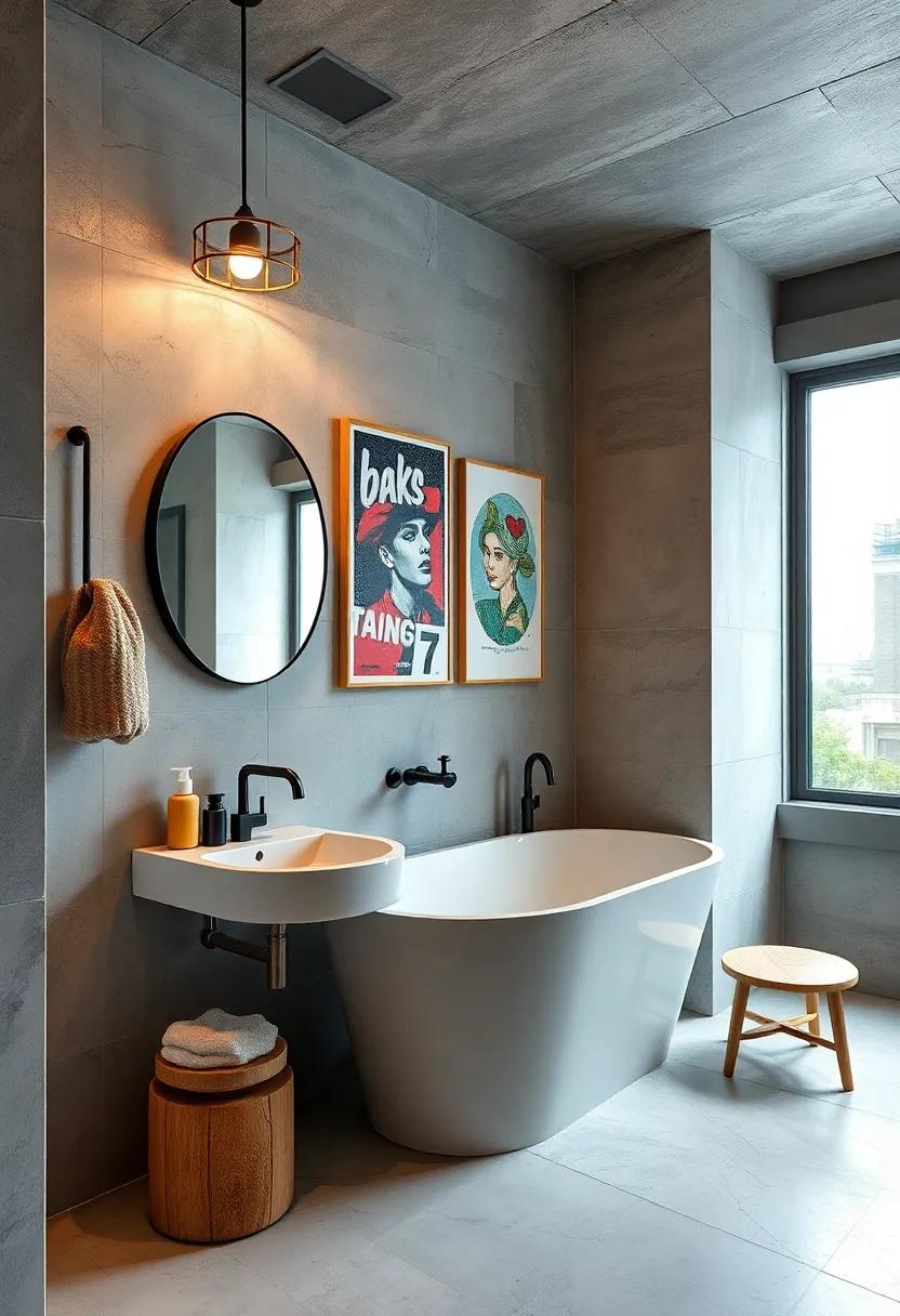 Urban Artwork: Hang local street art or industrial-themed​ prints to enhance the eclectic feel and unapologetic urban charm