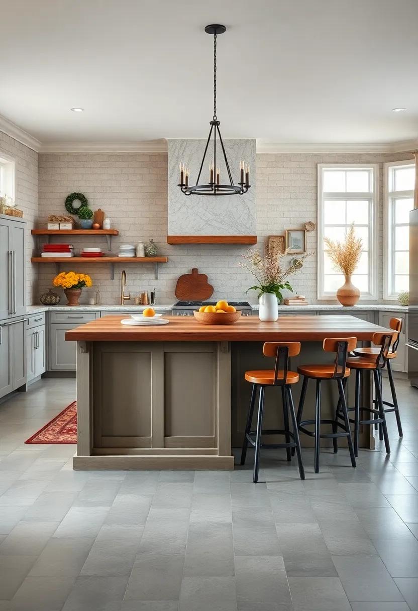 Multi-functional Island for Cooking, Dining, and Entertaining