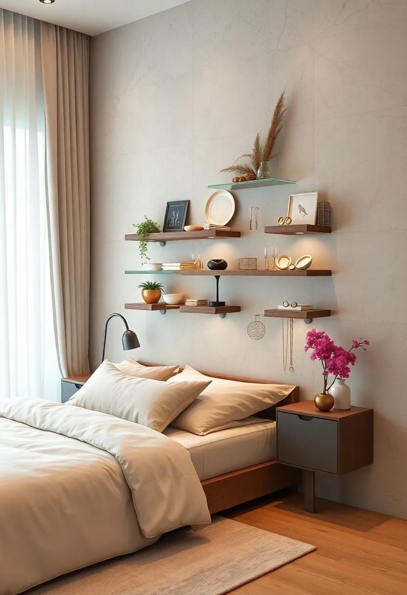 Jewelry Organizing: Use floating shelves to‍ elegantly ⁣showcase​ your ⁢jewelry collection with ⁤decorative dishes or acrylic organizers,⁤ making it both ‍accessible and visually​ appealing