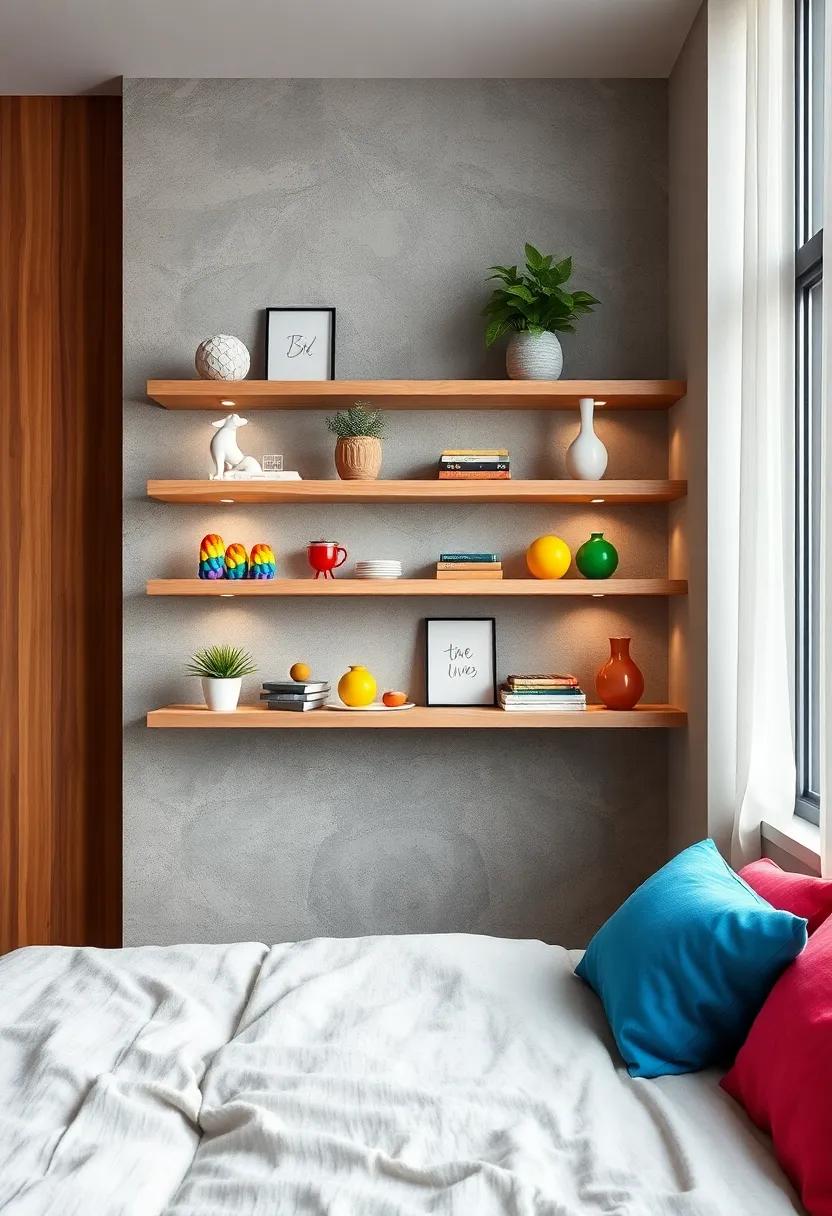 Playful Designs: Use colorful and whimsical decor⁤ items‍ on your shelves to‌ infuse‌ a light-hearted spirit ⁣and reflect your playful side