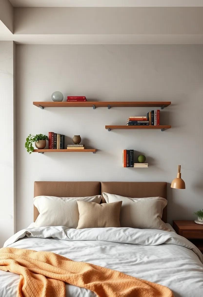 Vintage Finds: incorporate a few vintage books or​ antiques on your shelves for‍ a charming touch that adds ​character and history to your bedroom decor