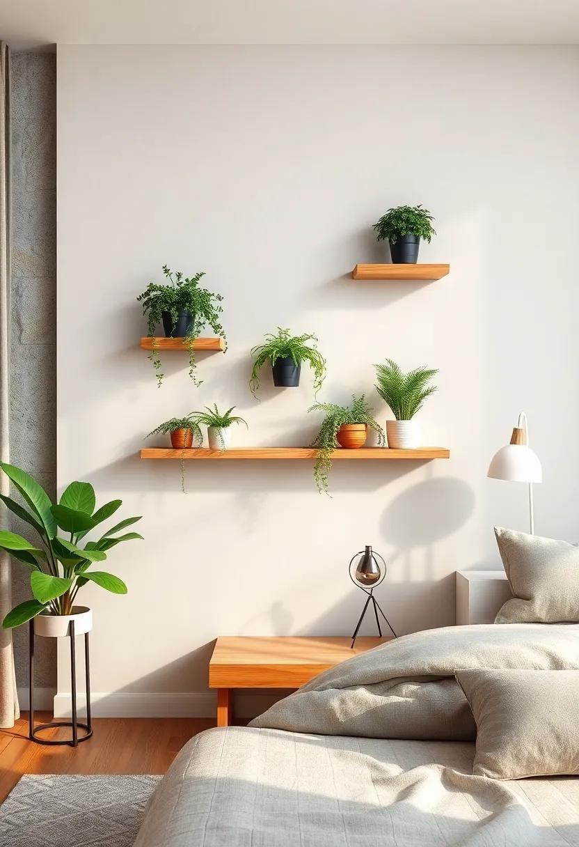 Wall Plants: Attach small ⁢planters to your floating ⁢shelves to create vertical greenery that blends beautifully with your existing decor