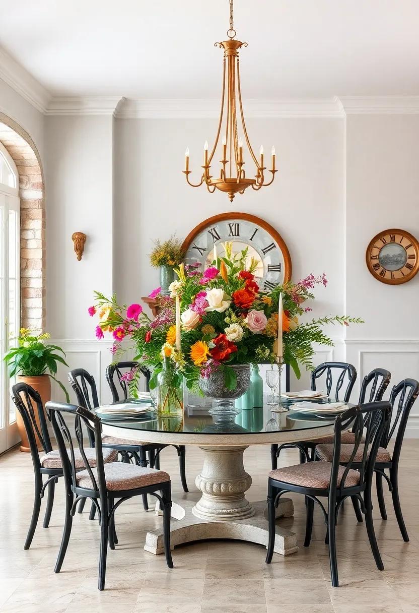 Fresh Flower Arrangements: ‌Bring the⁣ outdoors ‍in⁢ with seasonal blooms, adding life and color⁢ to your dining ⁤environment