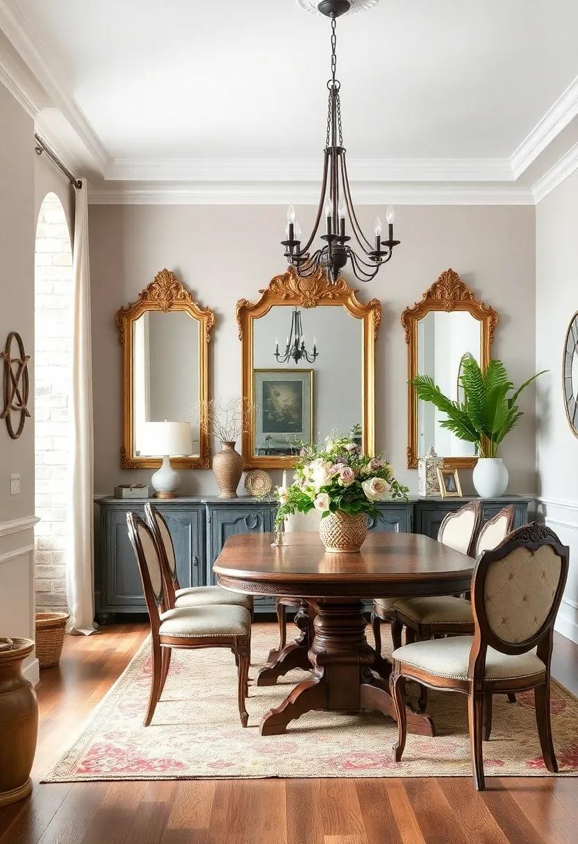 Vintage ‌Mirrors: Incorporate ‍mirrors to enhance natural light and create an⁢ illusion of space while reflecting your beautifully ​decorated room