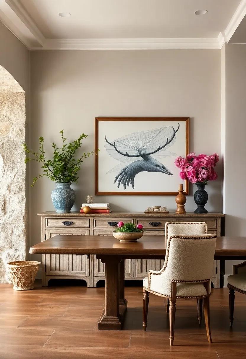 A Welcoming Sideboard: A lovingly restored sideboard ⁣can add storage and serve as an ​eye-catching ⁢display for‌ decorative items