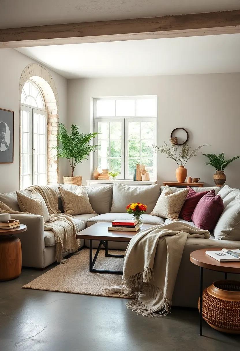 Soft linen Throw Blankets: Drape these lightweight yet warm throws over your sofa for ‍a touch of elegance and comfort