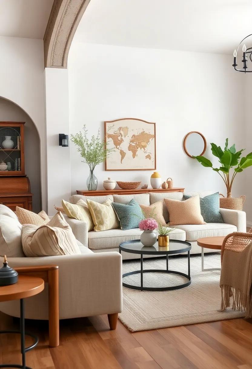 Textured Cotton Blend Pillows: ​Layer different textures with cotton blend pillows that offer​ diverse feels and visual interest