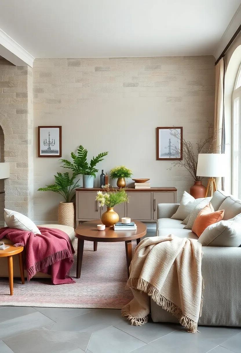 Soft Flannel Throws:‌ Flannel throw blankets in soft colors can add ⁣both softness and warmth to ​your living room decor