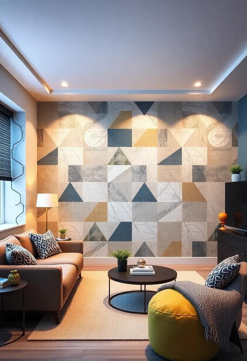 Monochrome Magic: Use shades⁣ of black,white,and gray​ in geometric patterns to create a sleek,minimalist look