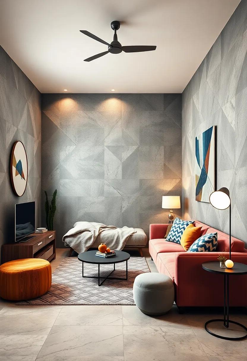 Tech-Inspired Aesthetics: Add geometric motifs in metallic finishes to create a futuristic look that appeals to tech-savvy teens