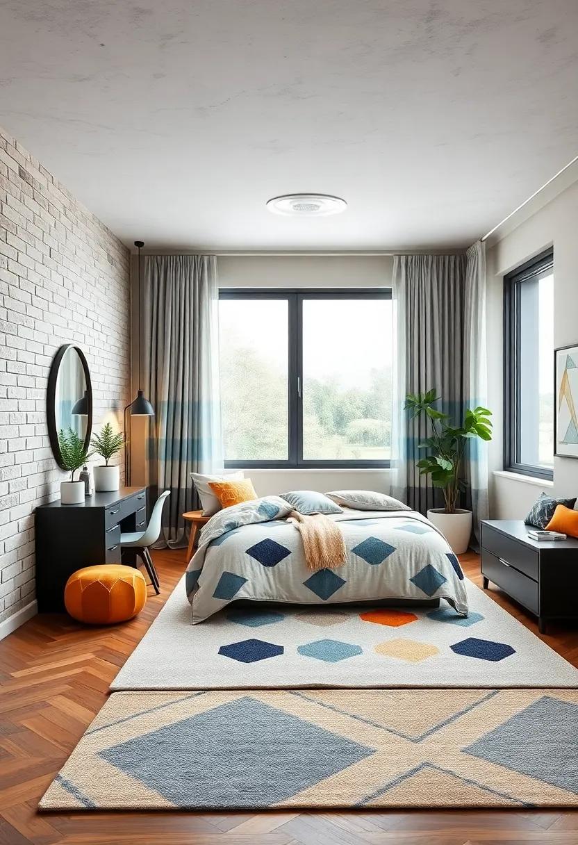 Whimsical Patterns: Include playful geometric shapes in bedding and ⁣curtains to add a touch ‍of fun and creativity to the ‍room