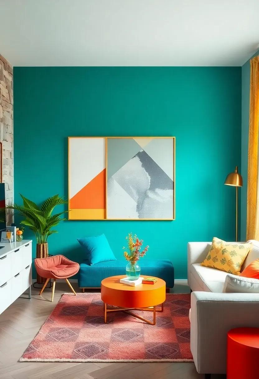 Retro Revival: ⁢Incorporate vintage geometric prints and colors from the '70s to create ‌a nostalgic ​and trendy atmosphere