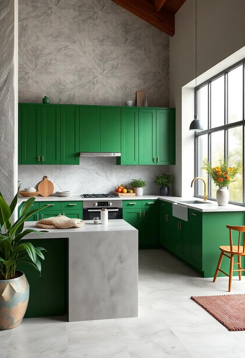 Nature’s Palette: Let nature inspire you by​ selecting a forest green that blends beautifully with surrounding plants and​ natural light, creating a harmonious space